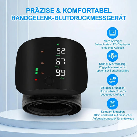 Funktionen des Handgelenk-Blutdruckmessgeräts