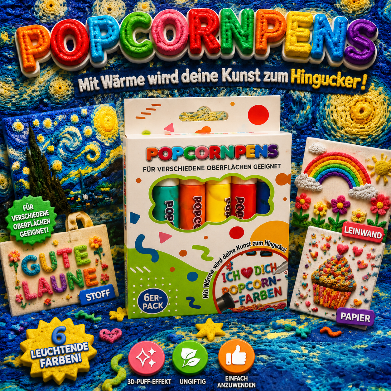 🤩 Nur heute: 80 % Rabatt🎠 | IEY® 3D-Relief-Kunststift – Erwecke deine Zeichnungen zum Leben! 🪄🎨