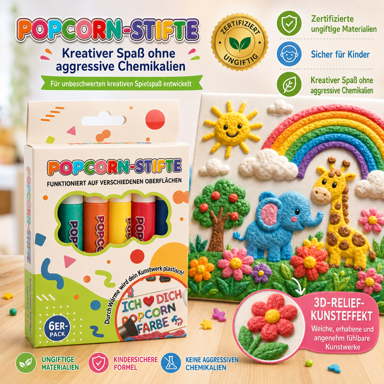 🤩 Nur heute: 80 % Rabatt🎠 | IEY® 3D-Relief-Kunststift – Erwecke deine Zeichnungen zum Leben! 🪄🎨