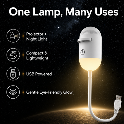 USB star projector night light product view 2