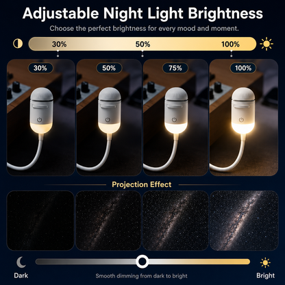 USB star projector night light product view 5