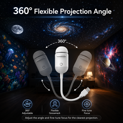 USB star projector night light product view 6