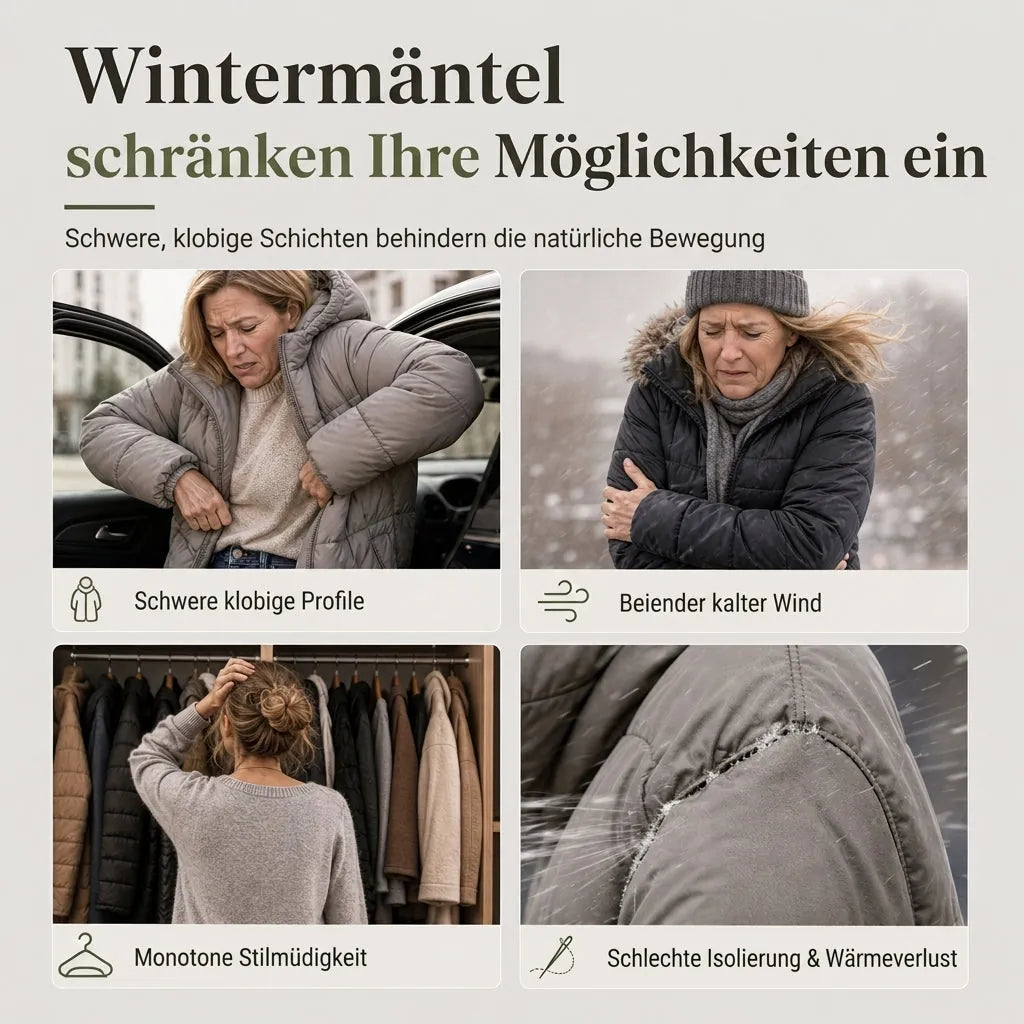 👑 Bestseller – Über 20.000 verkauft 🔥 Wendbare, wattierte Slim-Fit-Mantel mit Kapuze 🚀 Kostenloser Versand
