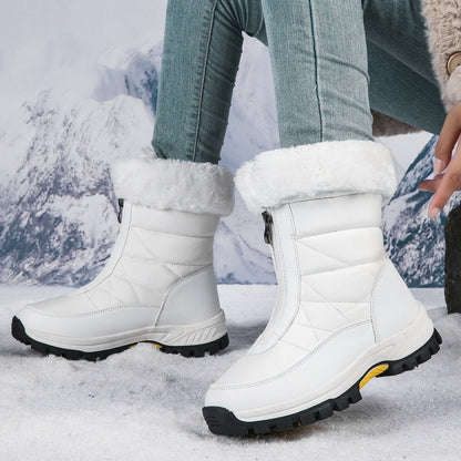 👑🔥 WINTER-HIT 2026 – 50 % RABATT | Warme, rutschfeste Damen-Schneestiefel mit Reißverschluss ❄️