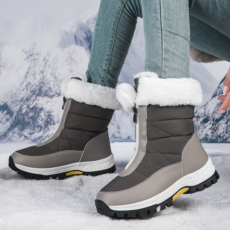 👑🔥 WINTER-HIT 2026 – 50 % RABATT | Warme, rutschfeste Damen-Schneestiefel mit Reißverschluss ❄️