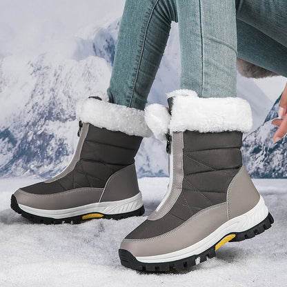 👑🔥 WINTER-HIT 2026 – 50 % RABATT | Warme, rutschfeste Damen-Schneestiefel mit Reißverschluss ❄️