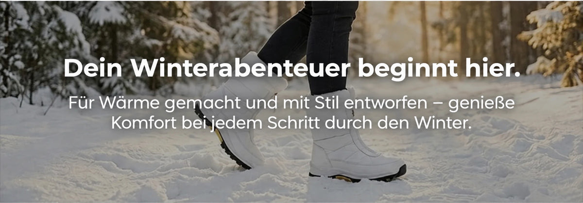 Komfortable Damen-Schneestiefel für den Winter