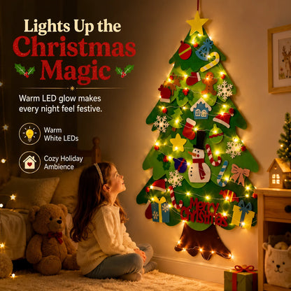 Kids felt Christmas tree product view 4
