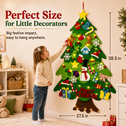 Kids felt Christmas tree product view 5