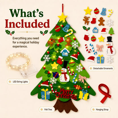 Kids felt Christmas tree product view 6