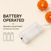 Battery box requiring three AA batteries, not included