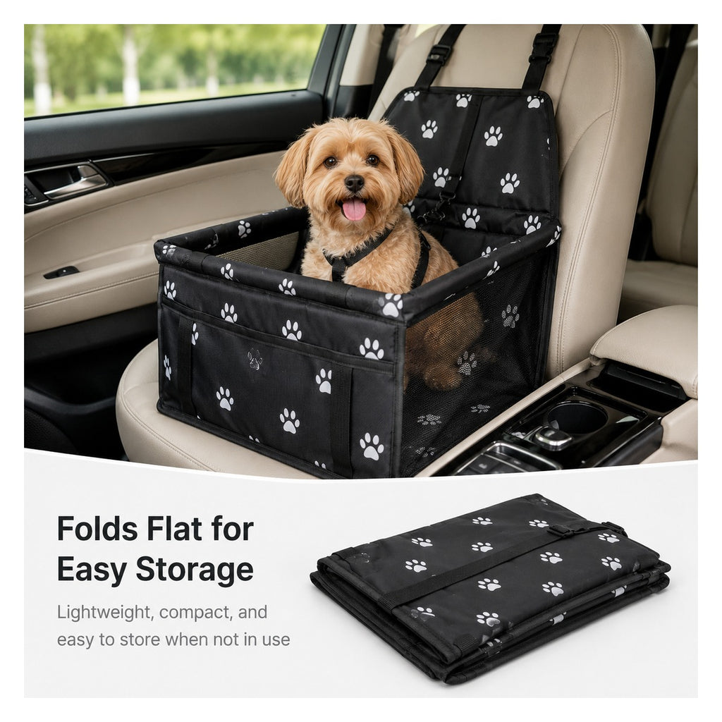 Foldable small pet car booster seat main image 6