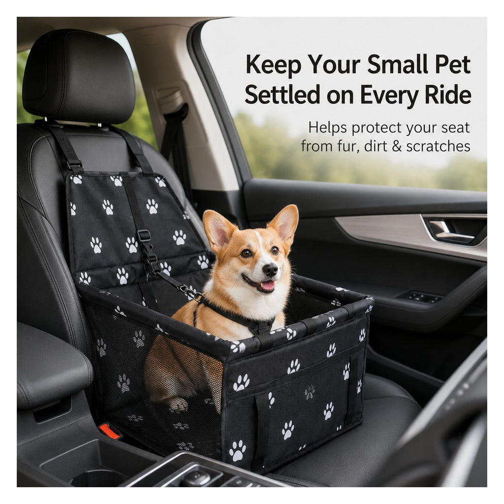 Foldable small pet car booster seat main image 8