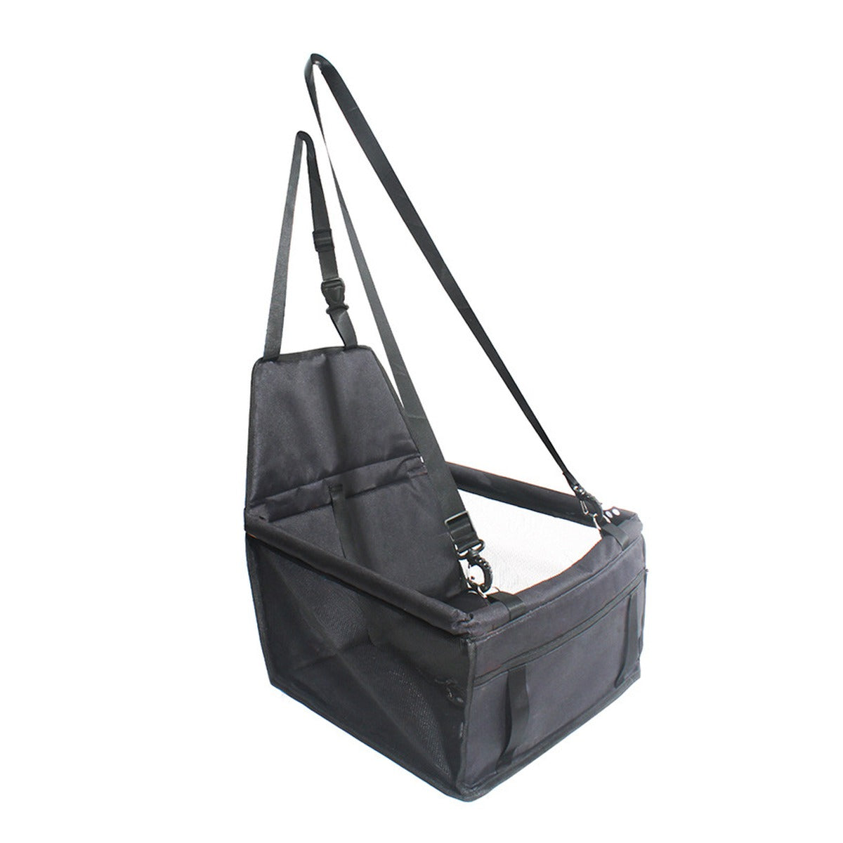 Black pet car booster seat