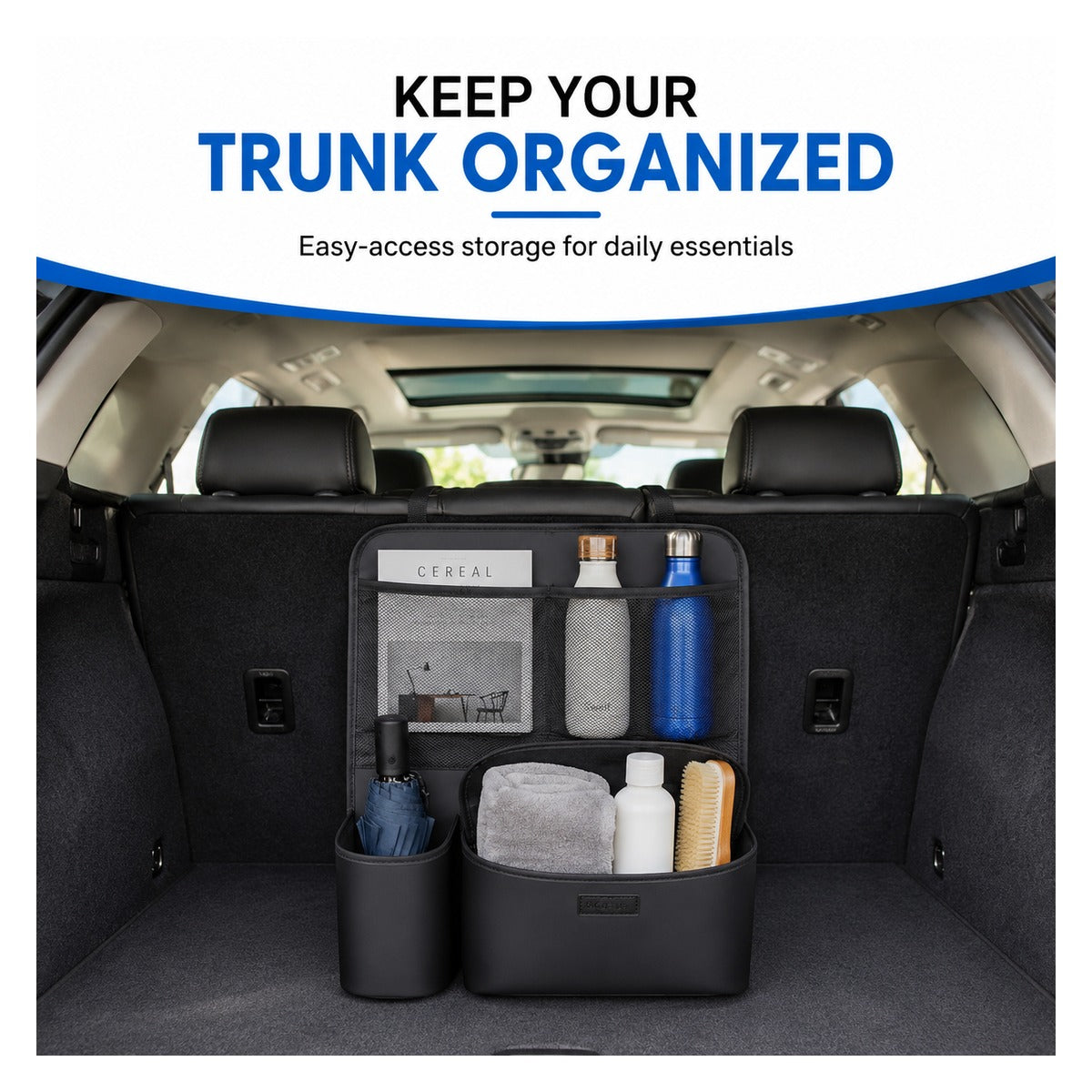 Hanging trunk organizer main image 3