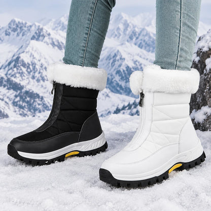 👑🔥 WINTER-HIT 2026 – 50 % RABATT | Warme, rutschfeste Damen-Schneestiefel mit Reißverschluss ❄️